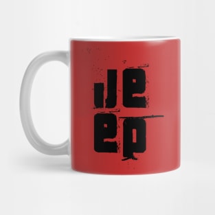 Muddy jeep Mug